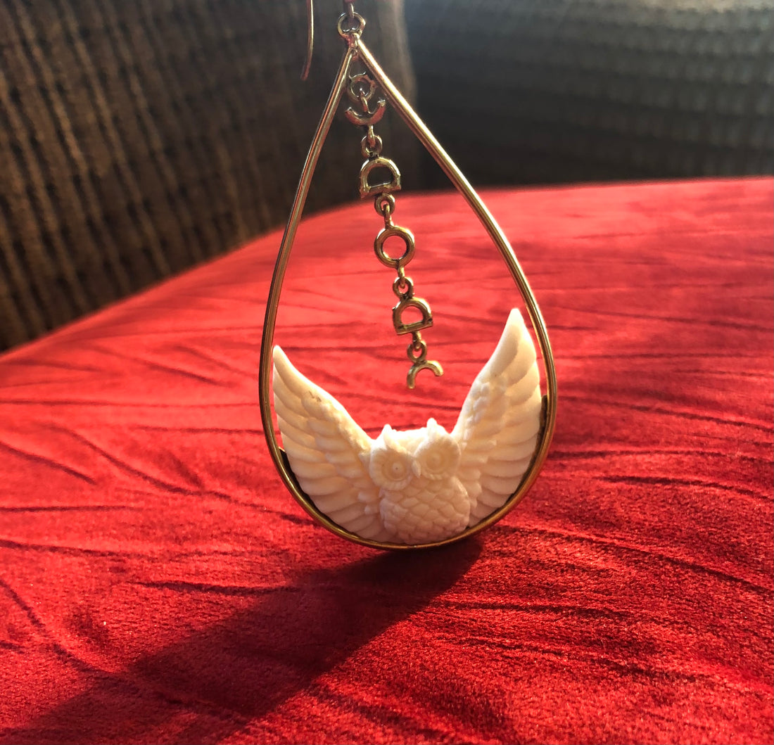Owl Earrings- Lilith Collection